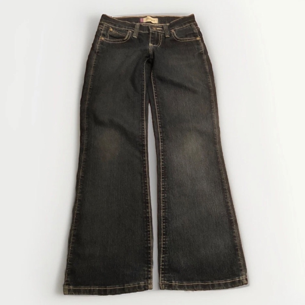 Wrangler Q-Baby Girls Cowgirl Cut Horse Riding Jeans - 7 Regular